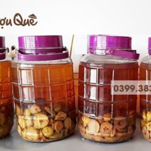 Hình ảnh bình ngâm Rượu táo mèo Tây Bắc - Rượu Quê