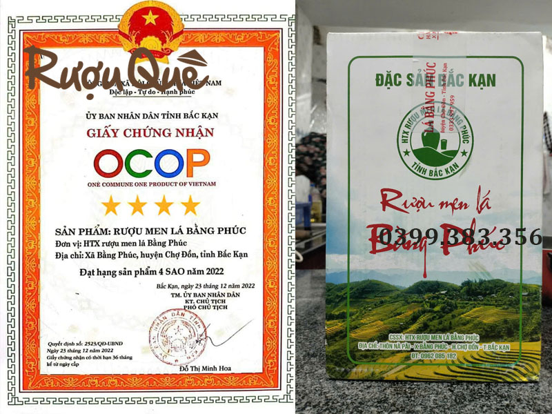 Địa chỉ mua rượu men la bằng phúc uy tín có giấy chứng nhận