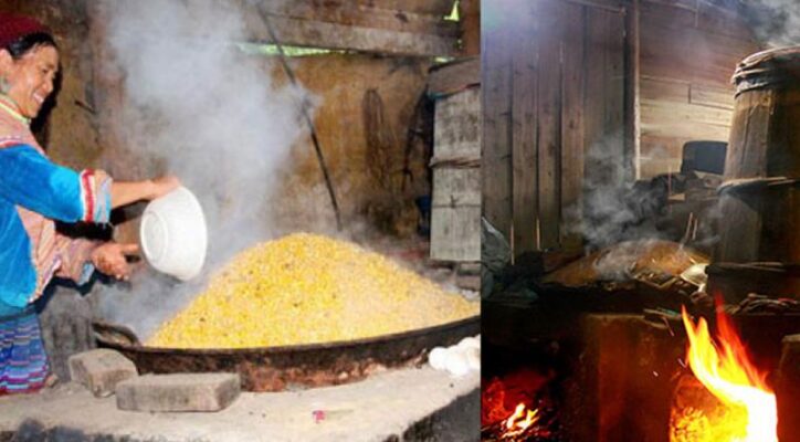 Hình ảnh địa chỉ mua rượu ngô men lá Na Hang uy tín