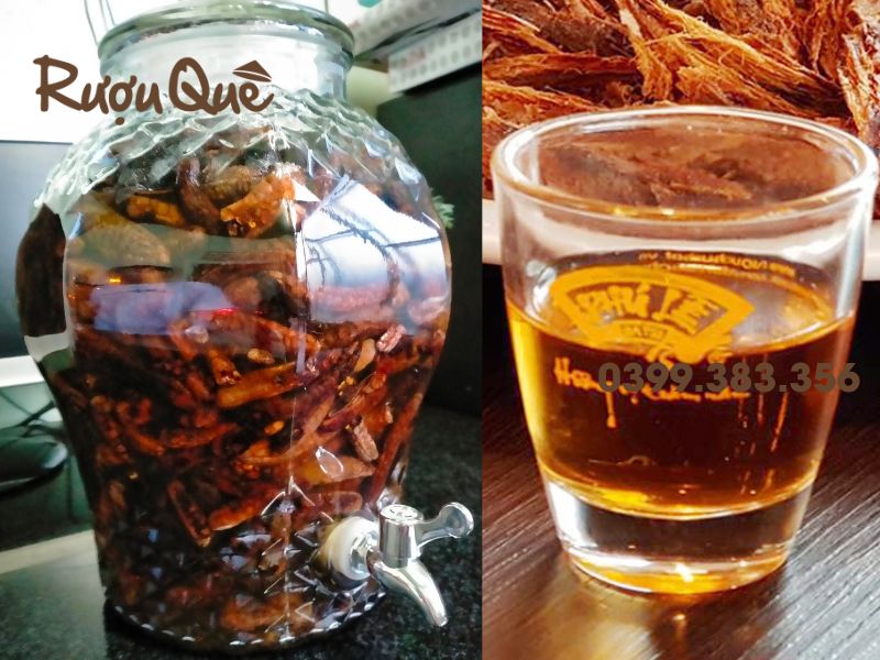 Hình ảnh giá rượu chuối hột bao nhiêu tiền 1 lít