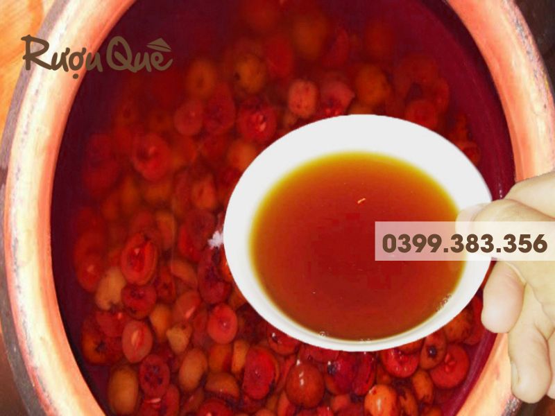 Hình ảnh phân biệt rượu táo mèo thật giả rượu pha