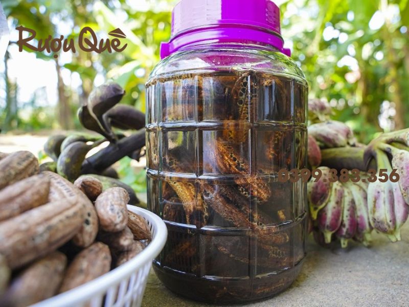 rươu chuối hột ngâm với gì để tăng cường sinh lực