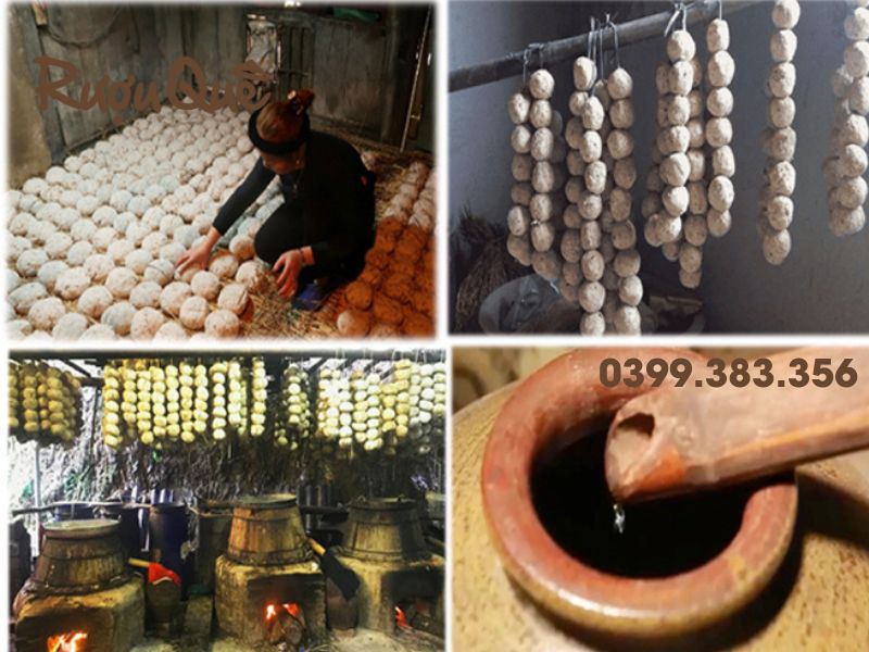 Quy trình nấu rượu men lá Bằng Phúc Bắc Kạn