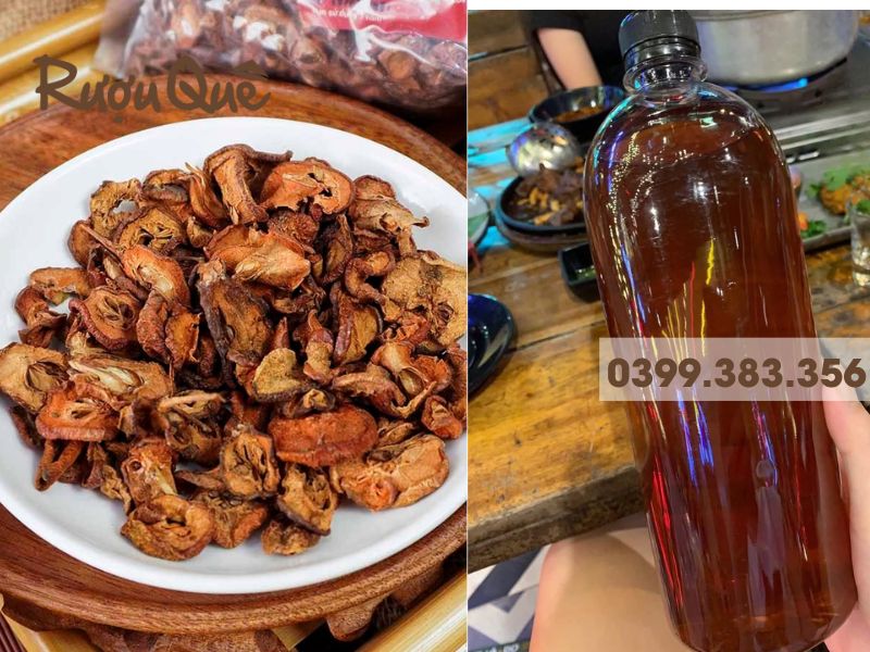 Hình ảnh tỷ lệ ngâm rượu táo mèo khô 1kg bao nhiêu lít rượu
