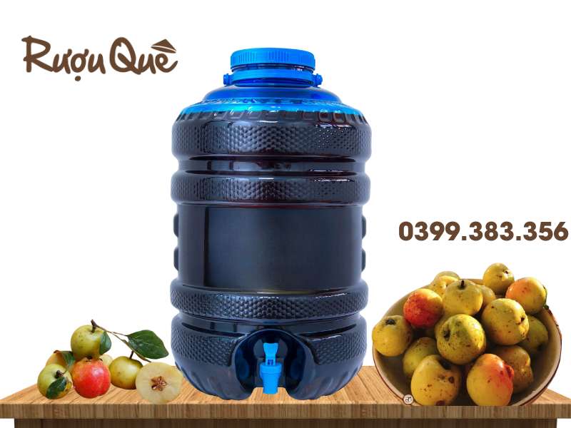 Hình ảnh giá rượu táo mèo 10 lít 20 lít bao nhiêu tiền