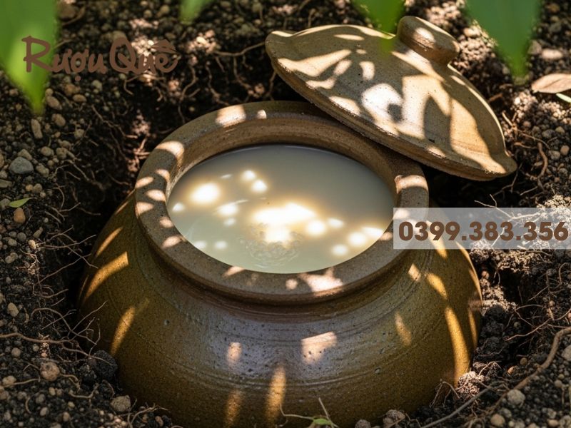 Rượu nếp trắng hạ thổ đối với sức khỏe