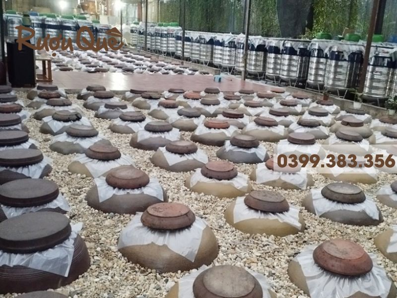 Rượu nếp trắng hạ thổ tinh hoa đất trời