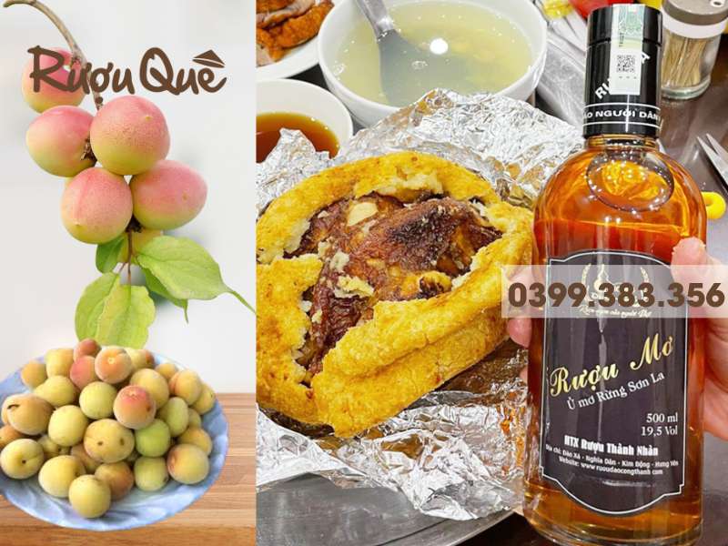 Hình ảnh địa chỉ mua rượu mơ má đào ở Hà Nội