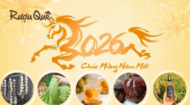 Hình ảnh các loại rượu biếu Tết - Rượu quê truyền thống