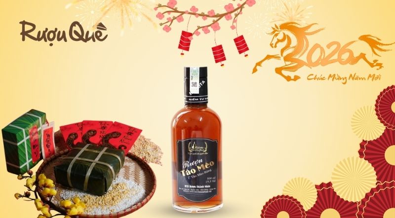 Hình ảnh cách chọn rượu táo mèo biếu Sếp 2026