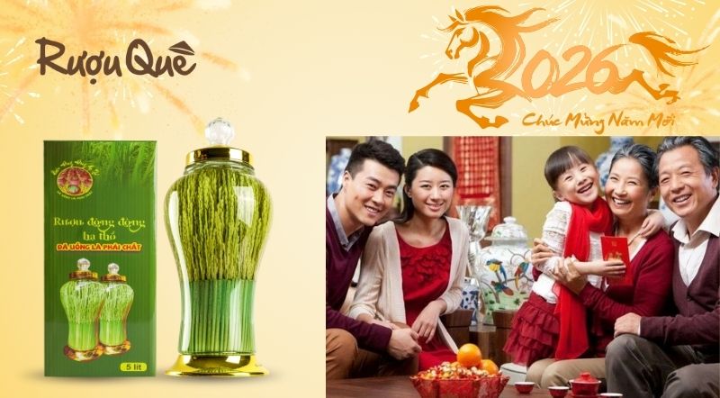 Hình ảnh rượu đòng đòng biếu Tết 2026